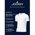 thumbnail image 5 of Jockey Men's Big & Tall Classic Crew Neck Undershirt - 12 Pack, 5 of 5