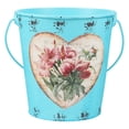 thumbnail image 1 of MasteelfCA 1PC Metal Bucket Home Balcony Decoration Plants Flower Planting Bucket, 1 of 8