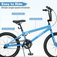 thumbnail image 2 of Outdoor Bike Freestyle Bike 20 Inch Single Speed 's Bicycle for Age 7+ Years,Mountain Bike for Outdoor, 2 of 7