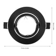 thumbnail image 2 of YSNOOWE Recessed Lighting Housing for Bedroom Black Iron 1Pack, 2 of 8