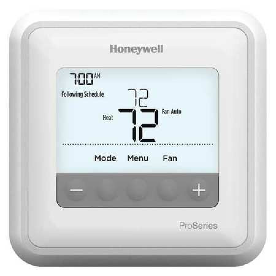 Honeywell Th4110u2005 U Programmable Thermostat 7 5 2 5 1 1 Programs 1 H 1 C Wall Mount Walmart Com