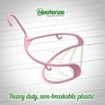 thumbnail image 5 of Plastic Clothes Hangers (20, 40, & 60 Packs) Heavy Duty Durable Coat and Clothes Hangers | Vibrant Color Hangers | Lightweight Space Saving Laundry Hangers (60 Pack - Pink), 5 of 5