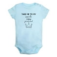 thumbnail image 2 of iDzn Take me to my Uncle you Peasant Funny Rompers For Babies, Newborn Baby Unisex Bodysuits, Infant Jumpsuits, Toddler 0-24 Months Kids One-Piece Oufits, 2 of 5