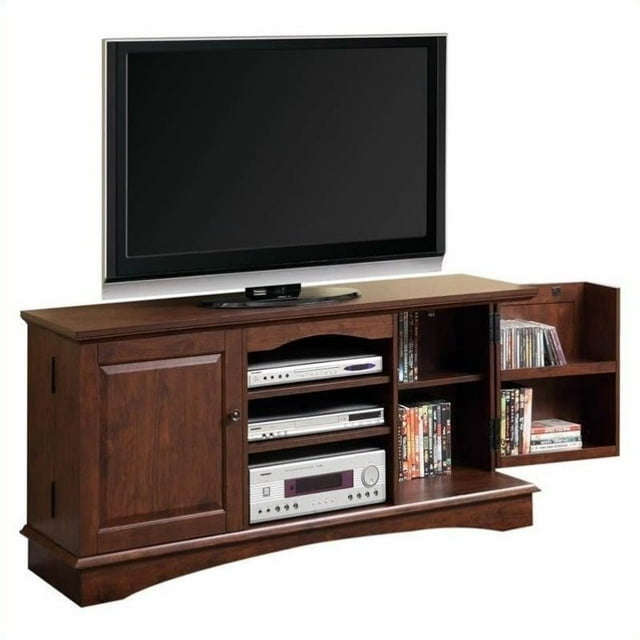 Pemberly Row 60" Media Storage Wood in Brown