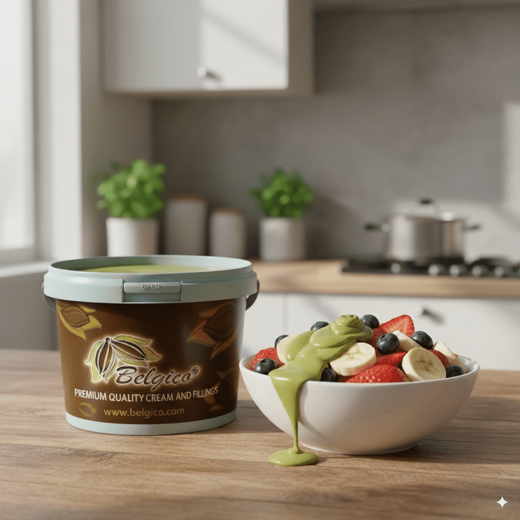 Belgico Pistachio Cream Paste Gourmet Spread 1-Pack 8.8 lbs