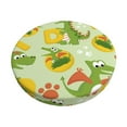 thumbnail image 1 of Disketp Cartoon Dinosaurs Funda Redonda para Taburete, Funda de Cojín para Silla de Bar Suave y Elástica-13 inch, 1 of 7