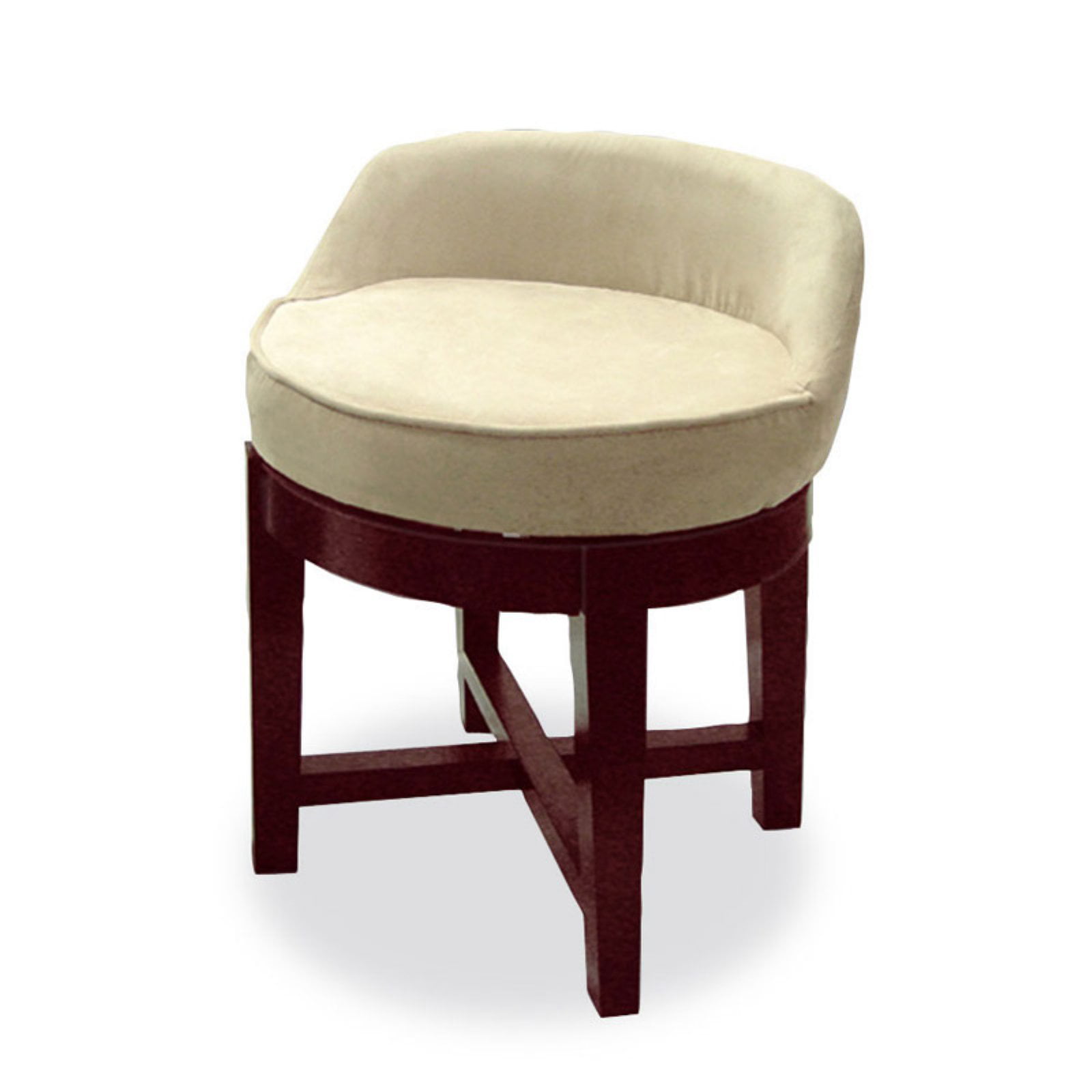 Swivel Upholstered Vanity Chair, Upholstered Vanity Bench