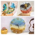 thumbnail image 3 of Esfera de reloj de pared redonda, molde de silicona para bricolaje, fundición de resina epoxi de dígitos, artesanías, 3 of 5