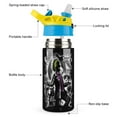 thumbnail image 3 of Beetlejuice Bouteille d'Eau pour Enfants en Acier Inoxydable, Gobelet Isotherme sous Vide avec Paille Escamotable Couverte, 3 of 8