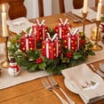 thumbnail image 5 of LED Lighted Christmas Gift Box Hanging Ornament, Iron Present Decoration with Built In Light for Tree Garland Holiday Display, 5 of 6