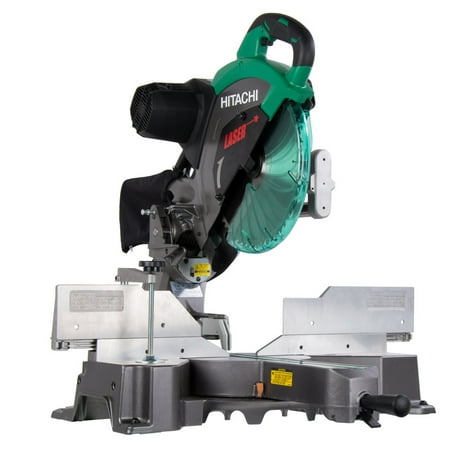 Factory-Reconditioned Hitachi C12RSH2 15 Amp 12 in. Dual Bevel Sliding Compound Miter Saw with Laser Marker (Refurbished)