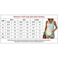 thumbnail image 5 of Womens Racerback Tank Tops Loose Fit Causal Summer U Neck, 5 of 5