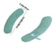thumbnail image 3 of Ganfancp Adhesivo de Punto para El Inodoro Almohadilla Impermeable para El Asiento Del Inodoro Lazo para Calidez Higiene Sin Adsorción Tacto Flexible Lavado Repetido para Inhibir El Deslizamiento Reb, 3 of 6