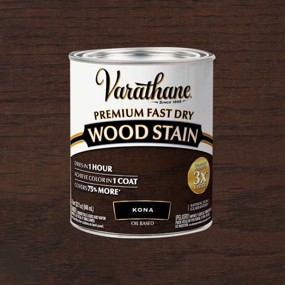 Kona, Varathane Premium Fast Dry Wood Stain-262010, 32 fl oz