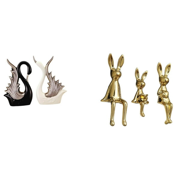 estatua de cisne,Figuras de cisne,estatuas,decoración del hogar,fiesta de bodas,Escultura de figura,Estatua sentada Figura Escultura Adorno,Estatuas de conejos en miniatura para decoración de