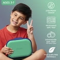 thumbnail image 4 of Bentgo Chill Kids Leak-Proof Lunch Box - 4-Compartment Bento Box with Built-In Ice Pack, 3.3 Cup Capacity, PFAS & BPA-Free, Microwave & Dishwasher Safe, Ideal Size for Ages 3 to 7 (Green/Navy), 4 of 10