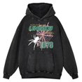thumbnail image 2 of Sudadera con capucha retro desgastada de punto Love American Retro Spider Men Sudadera con capucha Hip Hop 100 % algodón Sudadera holgada de gran tamaño, 2 of 4