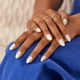 thumbnail image 2 of Impress Color Press On Nails Almond , 'Ballroom', White, Medium Length, 30 Count, 2 of 5