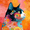 Boho Floral Cat, variant on Qisvanset Frog Bath Canvas Wall Art 15.75x11.81 INCHES