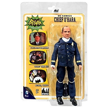 Chief Rpa Series Batman Classic 1966 TV Series Action Figures Series 5: Chief O'Hara, 8 Inch Retro Mego Style Action Figure By Figures Toy Company Ship from US ()