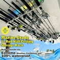 thumbnail image 2 of Rush Creek Creations Reel Salty Fishing Rod Wall Storage 11 Rod Capacity - Reel Salty Marine Grade, 2 of 8