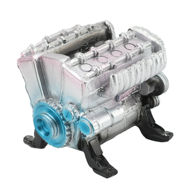 8 Cylinder Car Engine, Creative Engine Model for Ornaments