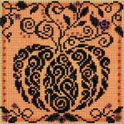 Enchanted Pumpkin Beaded Counted Cross Stitch Kit 2018 Buttons Beads Autumn MH141821