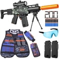 thumbnail image 1 of Rifle de francotirador automático Toy Gun con mira, kit de chaleco táctico, 1 of 7
