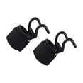 thumbnail image 1 of relayinert 2 Pcs Crochets de Musculation Portables pour Musculation Noir 38x7cm, 1 of 6