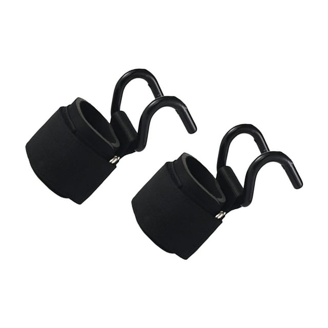 relayinert 2 Pcs Crochets de Musculation Portables pour Musculation Noir 38x7cm