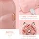 thumbnail image 5 of Mini ventilador portátil con batería recargable y 3 velocidades (blanco), pequeño y bonito ventilador eléctrico personal para niñas, mujeres y niños para exteriores, ventilador plegable para escritor, 5 of 5