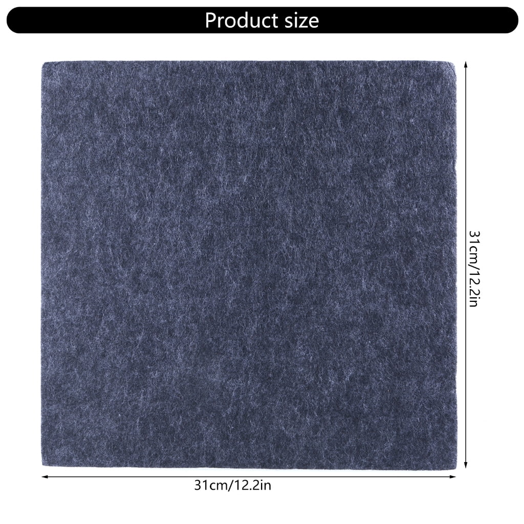 8 Pack Square Felts Corks Boards Tile 11.8"x11.8" Wall Bulletin Boards with Push Pin