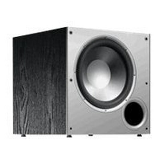 Polk Audio PSW10 10" Powered Subwoofer - Power Port Technology, Up to 100 Watts, Big Bass in Compact Design, Easy Setup with Home Theater Systems Black