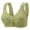 Green, variant on Womens Bras Front Closure Wireless Comfort Daily Bra Push Up Bras for Women