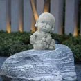 thumbnail image 3 of maskred Classic Buddha Statue Resin Collectible Crafts Outdoor Desktop Car for Paint 1Set, 3 of 6