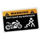 thumbnail image 2 of Sticker de carro,No toques mi pegatina para coche de motocicleta,Pegatinas para coche,pegatinas para hombre,motocicleta,Divertidas pegatinas para coche para adultos,pegatinas para ventanillas, 2 of 9