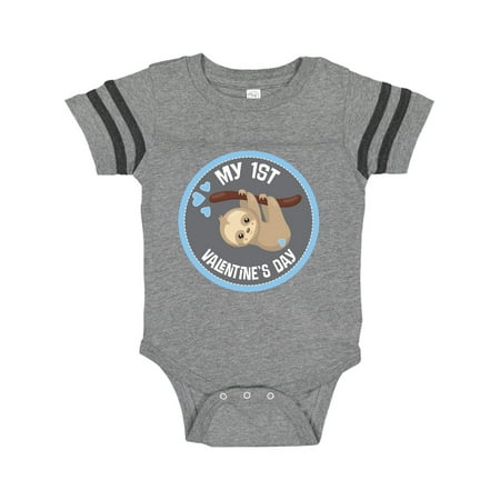 

Inktastic First Valentines Day Baby Boy Gift Baby Boy Bodysuit