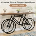 thumbnail image 5 of Finmind 70.9" Console Table, Extra Long Sofa Table with Bicycle Base, 5 of 7