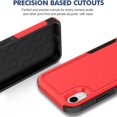 thumbnail image 2 of XCRS Apple iPhone XR Case Dual Layered Comm Rugged, Heavy Duty, Tuff Cover, 2 of 5