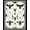 Black Grey Cream, Pattern 1, variant on Design&I 8'x10' Washable Area Rug Gothic Insect With Ornate Victorian Scrollwork Border Accents for Dining Room, Large Office, Lounge, Snag-Free