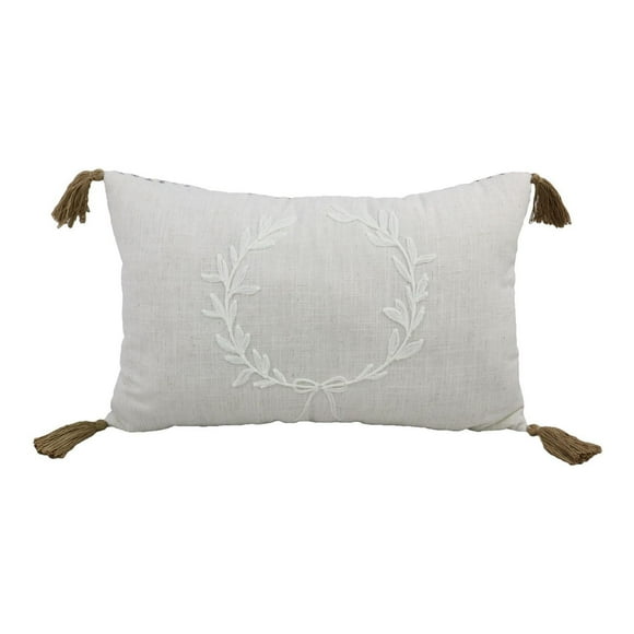 Coussin Lombaire Pour Couronne Brodée FRAÎCHE, 51 cm x 33 cm