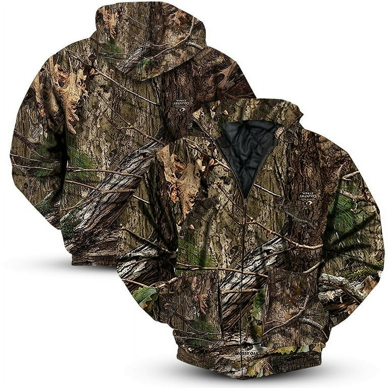 TrailCrest Men s Insulated Waterproof Hunters Tanker Jacket Mossy Oak Camo Country DNA 2X Walmart