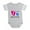 Heather Gray, variant on CafePress - Imthelittlebrother_Pinkfeet - Cute Infant Baby Football Bodysuit