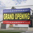 thumbnail image 2 of Grand Opening Banner 13 oz Heavy Duty Vinyl Grand Opening Sign for Special Events, Business, Inaugurations & Ceremonies |Outdoor/Indoor, Single-Sided with Metal Grommets (4x10 ft, Bk & Ye), 2 of 6