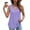 Purple, variant on Uaswgudfs Women's Sleeveless V-Neck Tank Top with Delicate Lace Trim - Lightweight Soft Fabric for Casual Summer Layering or Everyday Effortless Style