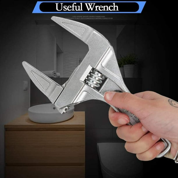 Adjustable Wrench 6 68mm Adjustable Wrench Short Shank Large