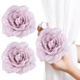 thumbnail image 1 of 1 Paire d'Embouts de Rideaux Motif Fleur Pinces Magnétiques pour Rideaux Accessoires de Rideaux, 1 of 9