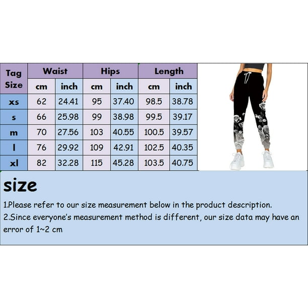 Womens High Waisted Sweatpants Summer Printed Lounge Pants Casual