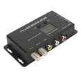 TV Link Modulator Adjustable Support PAL NTSC AV to RF Converter with USB Charge Cable for A V