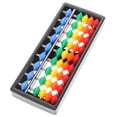 thumbnail image 4 of KAKOWELY toys Colorful Plastic Abacus With 5 Beads For Student Mental Arithmetic 9-Level Math Learning Tool For Kids Desktop Abacus Model For Classroom Use, 4 of 5